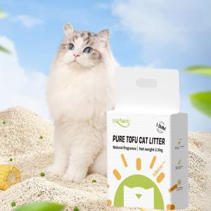 Wholesale White Tea Scent Tofu Cat Litter Degradable Tofu Soya Cat Litter from china suppliers