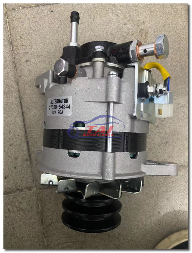 27020-54344 Toyota Engine Spare Parts 12V 70A Alternator Assy For Toyota Hilux 2L Engine