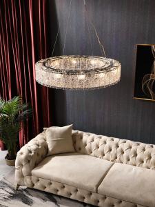 Wholesale Modern Crystal Chandelier Lighting Art Decor Round Suspesion Luxury Chandelier(WH-MI-448) from china suppliers