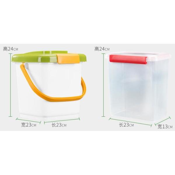 40L 15kgs 17lbs high quality stocked customized pet food storage container bucket dispenser dog food can box for dog cat