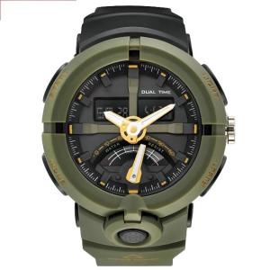 Wholesale Mens OEM Recycled Plastic Watch 54mm Dual Movement Watch Colorful from china suppliers
