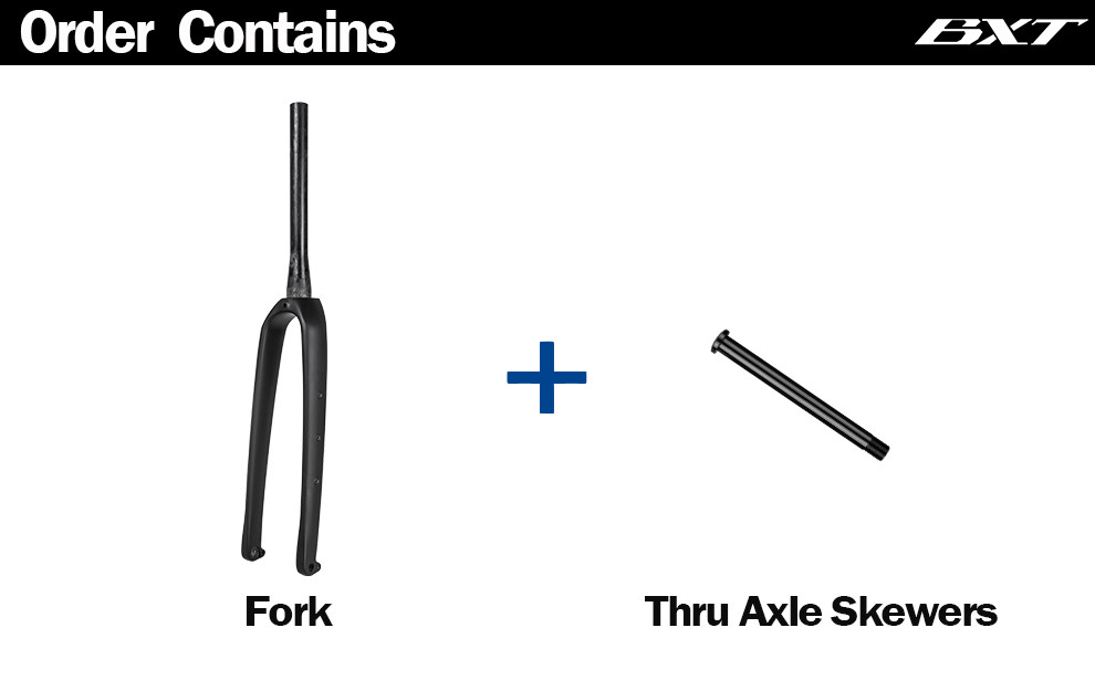 700C Carbon Mountain Bike Fork Road Gravel Disc Brake Fork 650B