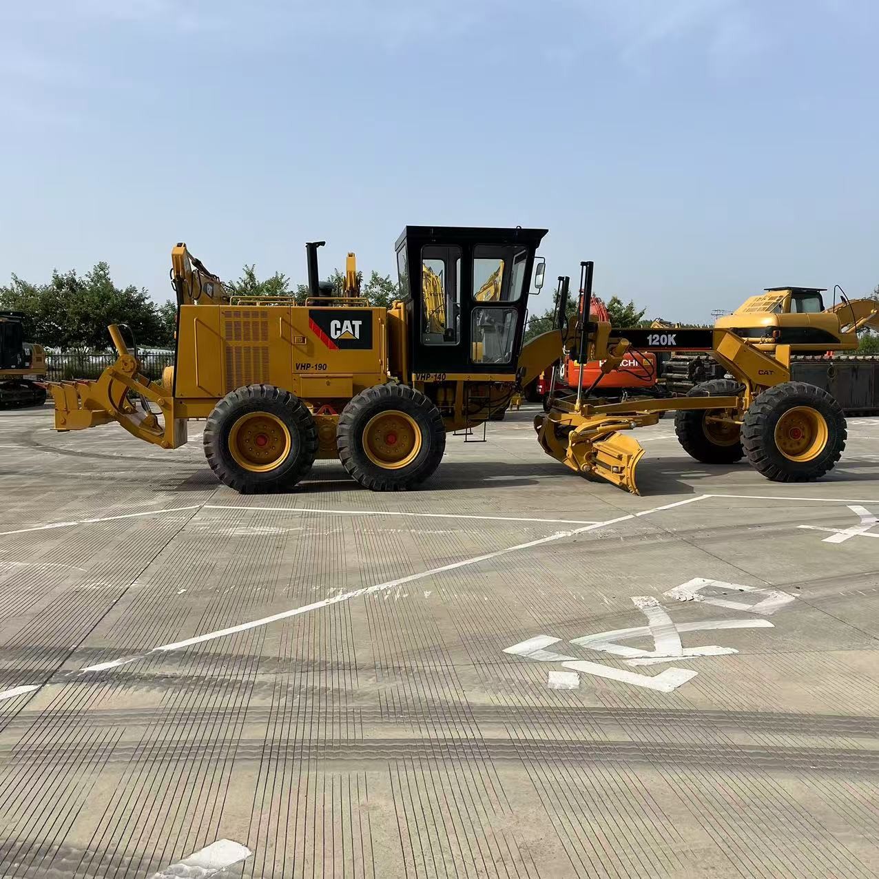 Used Caterpillar 120k Motor Grader in High Quality Strong Engine Secondhand Grader