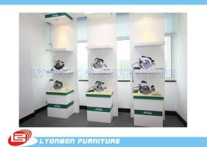 Wholesale Custom Logo White Green Wooden Display Racks from china suppliers