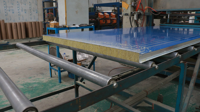 A1 Grade Wall Roof Ceiling Rock Wool Sandwich Panel