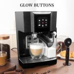 1450W Compact Coffee Machine With Milk Frother 15 Bar Removable Water Tank