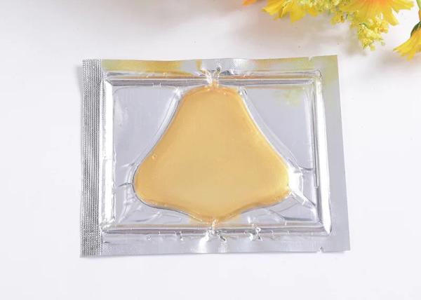 24k Gold Collagen Nose Mask / Collagen Sheet Mask Private Label For Sleeping
