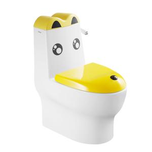 Wholesale Children One Piece Toilets , S Trap Siphon Action Jetted Bowl from china suppliers