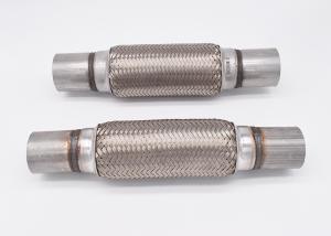 Wholesale ID 57mm Overall 252mm exhaust pipe Vibration Absorb Truck Connector Stainless Steel Exhaust Bellows Flex Pipe from china suppliers