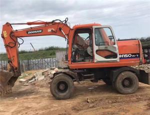 Wholesale secondhand daewoo wheel excavator dh150wd-7 2012 Korea doosan/daewoo DH130-5/DH150W-7/DH140W-7 us from china suppliers