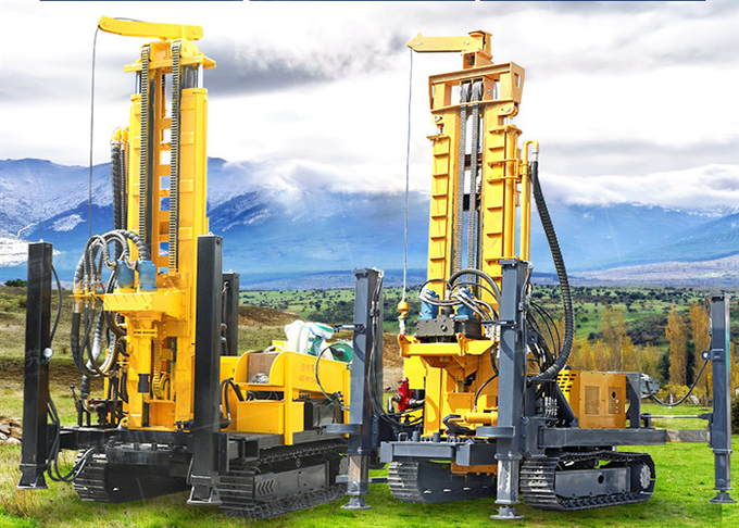 Water Gas Water Well Drilling Rig With High Legs Easy Loading / Unloading