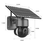 Weatherproof Durable 4G Outdoor Camera Solar , Practical Solar Powered 4G CCTV