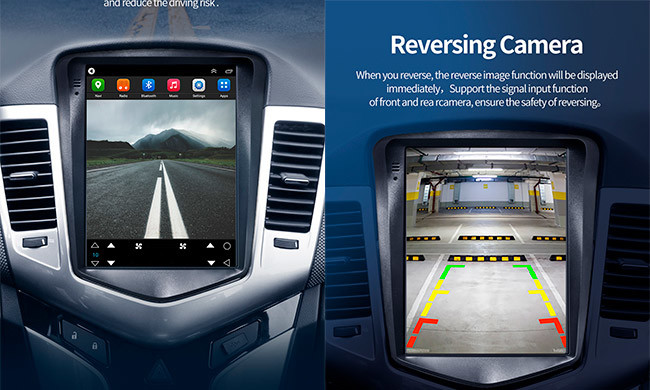 Tesla series 9.7inch car stereo system touch screen for Chevrolet Cruze 2015-2020 car dvr camera gps navigation android