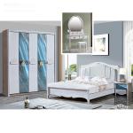 Africa Style Minimalist Leather Bedroom Set