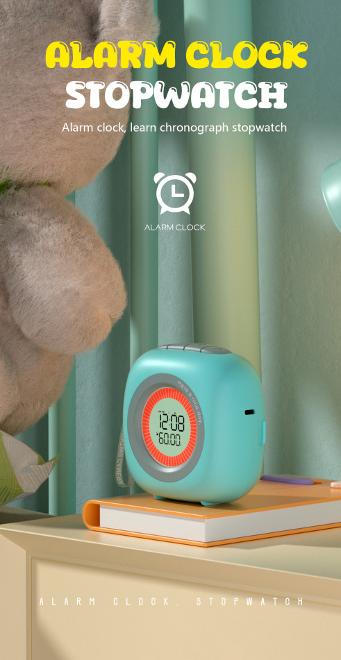 Bluetooth 5.1 Wireless Bluetooth Color Small Sticker Printer With Alarm Clock