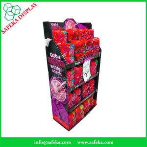 Wholesale Products display wholesale Pop up cardboard dessert display portable food stand Paper display merchandisers for food from china suppliers