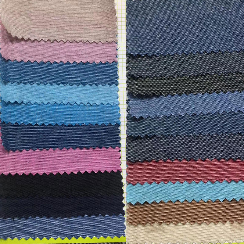 Sustainable 128gsm Cotton Rayon Fabric Oxford Woven Cloth For Clothing