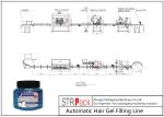 Metal Liquid Bottle Filling Machine / Hair Gel Bottle Filling And Capping