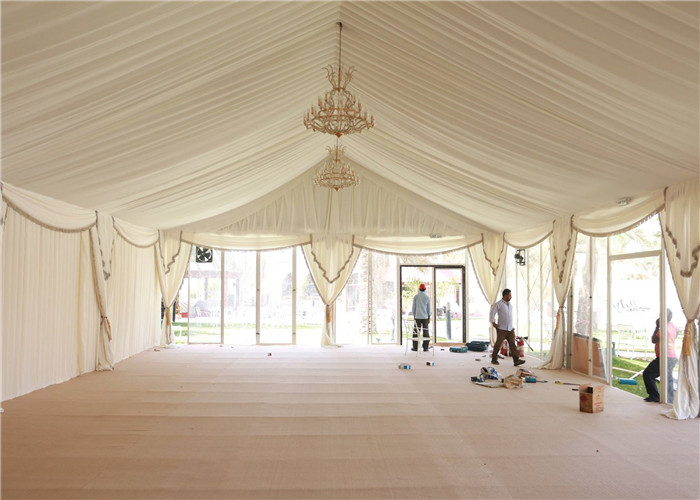 Great Peak 12m By 24m Durable Event Marquee Tents For Party Banquet Exhibition