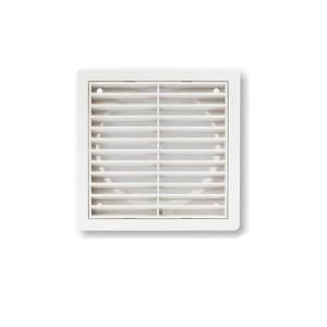 Wholesale 100-200mm Plastic Ventilation Fixed Louvre Square Grille with Plastic Blade Material from china suppliers