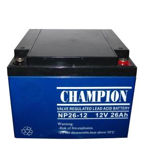 Wholesale Champion12V26AH AGM battery 12V26AH Lead Acid Battery for emergency lighting from china suppliers