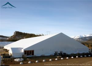 Wholesale Outdoor Big White Exhibition Fair Canopy Tents Wooden Floor 45m*65m from china suppliers