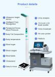 Medical Healthcare Terminal Check Kiosk 50HZ Touch Screen Blood Pressure