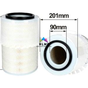 Wholesale HD770-1/2 HD880-1/2 E180 Excavator Filter P181045 AF350K Hydraulic Air Filter from china suppliers