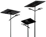 24V 150LM/W Solar Energy Street Light , ENEC Powerful Solar Street Lights