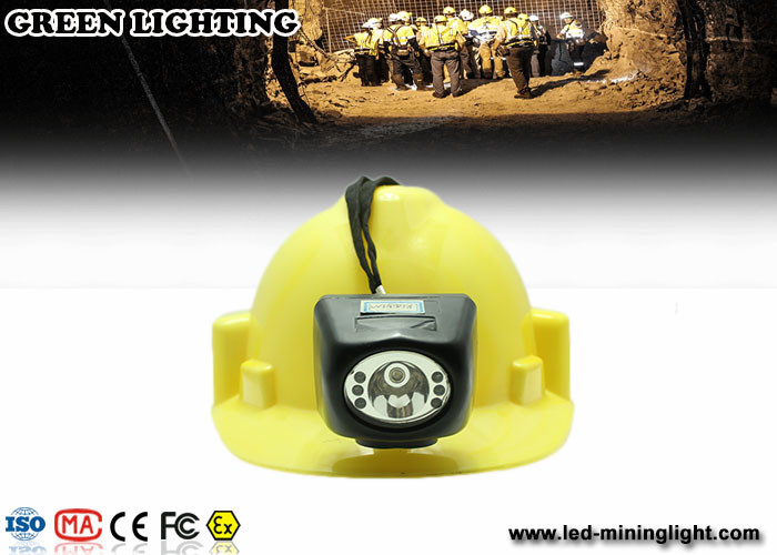234G IP68 black led miners lamp , USB charge led mining headlamp CE Certification