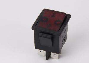 Wholesale 12A 250VAC Lamp Rocker Switch , Dpst 4 Pins Water Resistant Rocker Switch from china suppliers
