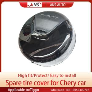Wholesale CNC Machining Chery Spare Parts Round Spare Tire Cover Black from china suppliers