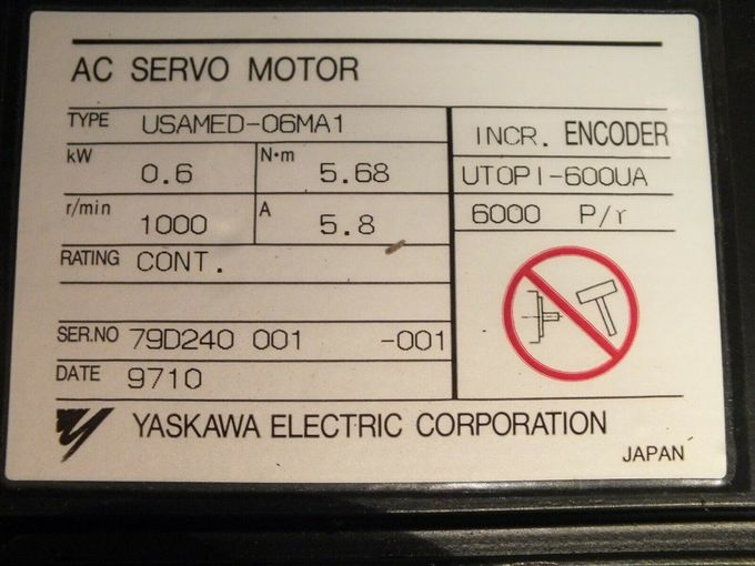 USAMED-06MA1| YASKAWA Servo Drive  Original New 0