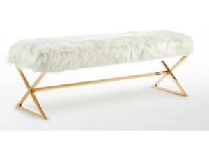 Wholesale Firm Welding Velvet Dining Bench Seat 45cm Height from china suppliers