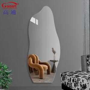 Wholesale Full Wall Modern Unbreakable Gold Mirror for Home Decor Living Room Bathroom Bedroom from china suppliers