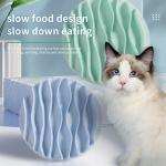 Pet Slow Food Bowl Dog Anti-Choking Slow Food Bowl Feeding Bowl Cat TPR Non-Slip