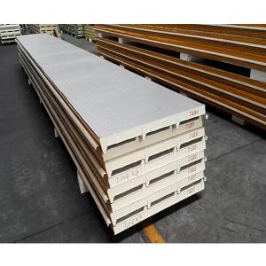 Wholesale Contemporary Design PU Sandwich Roof Panel for Insulation Plant Warehouse Construction from china suppliers