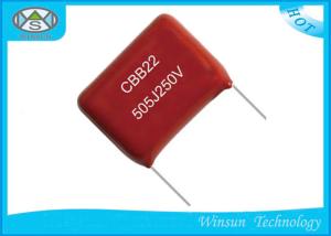 Wholesale Wide Temperature Metallized Polyester Film Capacitor 5μF / 505J 250V For Pulse from china suppliers