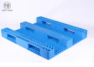 Wholesale Steel Reinforced Colored HDPE Plastic Pallets Anti-Slip Rubber Inserted 1300 * 1100 from china suppliers