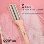 Adjustable Ceramic Electric Hair Curler Triple Barrel 45W Beauty Salon Household
