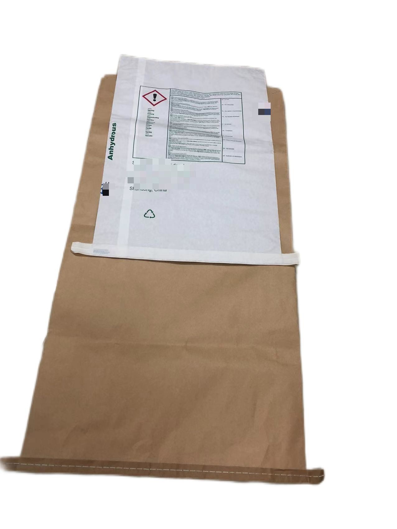 Environmentally Friendly Sewn Open Mouth Multiwall Paper Bags Customized Logo