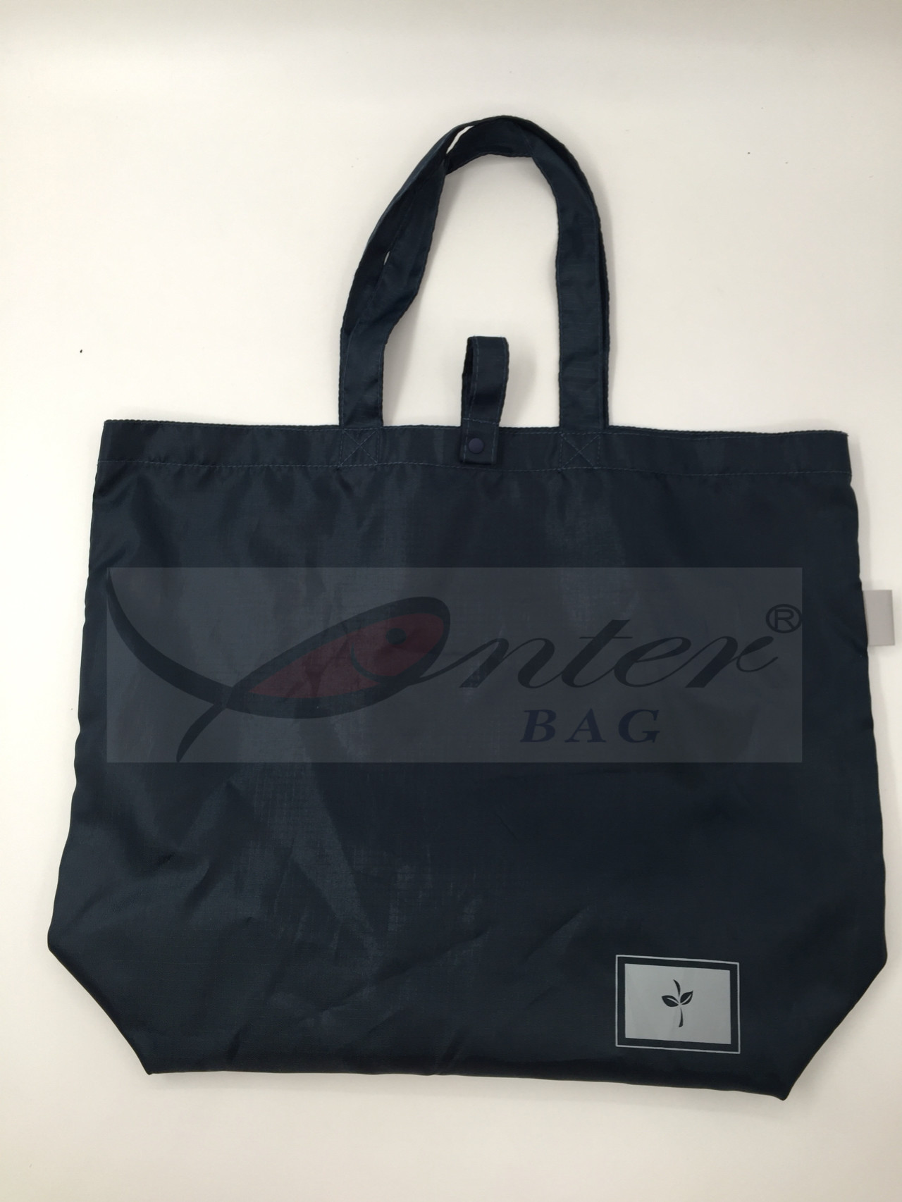 190T Polyester Reusable Folding Shopping Bags Washable For Women / Men