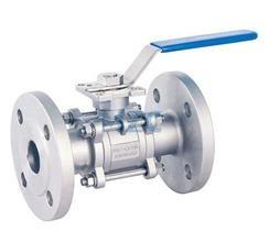 Wholesale 3-PC stainless steel flange ball valves full port ISO-DIRECT MOUNING PAD ss304 high wcb from china suppliers