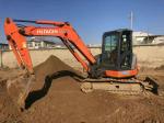 Used Hitachi ZX65U Mini Excavator 6.5Ton Capacity Low Hours Construction