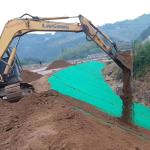 Reinforced Green 3D Geomat for Slope Protection Onsite Training Offered
