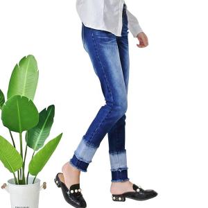 Wholesale Vintage Straight Women Denim Skinny Jeans Full Length Spandex / Cotton from china suppliers