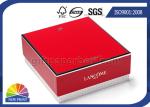 Two Piece Rigid Gift Box Packaging , Full Color Printing Square Paper Rigid box