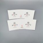 High Tear Paper Cup Fan Disposable Biodegradable Food Grade For Beverage