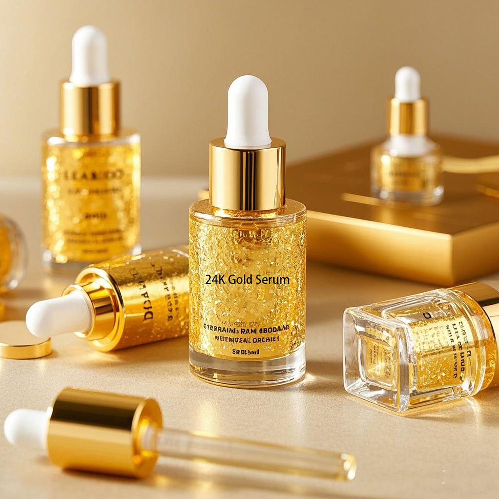 24k Gold Serum Facial Essence Whitening Skin Care Products Collagen Serums Face Organic Vitamin C