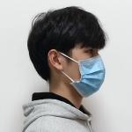 Ffp3 Reusable Disposable Non Woven Face Mask Breathable Bule Color